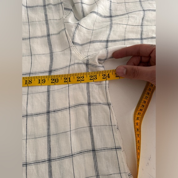 Abercrombie & Fitch long sleeve plaid oversized cotton button down shirt - Picture 7 of 10